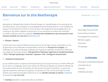 Tablet Screenshot of bestherapie.com